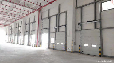 خرید درب های قطعی صنعتی عایق شده RAL9006 / RAL9002 رنگ برای انبار online manufacture