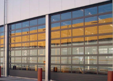 خرید درب های قطعی صنعتی آلومینیوم شفاف برای سالن های نمایشگاهی حفاظت از آتش online manufacture