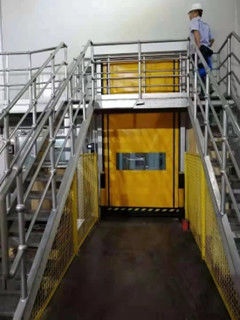 خرید درب سریع صنعتی عایق شده ضخامت 1.5mm با پنجره شفاف online manufacture