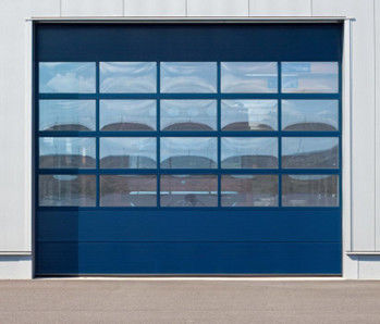 خرید درب بخش تجاری سفارشی جدا کننده دو لایه پنجره شفاف online manufacture