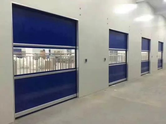 خرید Large Plant Large Engineering High Speed PVC Roll up Door with PVC Fabric and Galvanized Steel Frame online manufacture