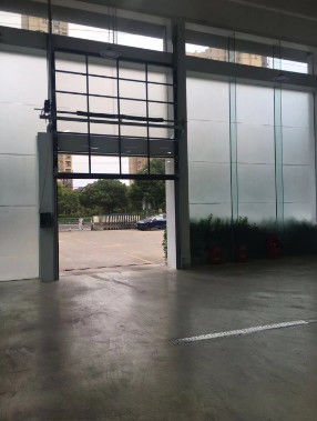 درب های قطعی صنعتی آلومینیوم شفاف برای سالن های نمایشگاهی حفاظت از آتش