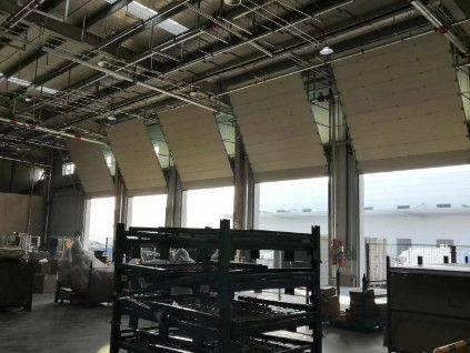 درب قسمتی فوقانی قابل تنظیم برای انبارها صرفه جویی در انرژی دوامدار